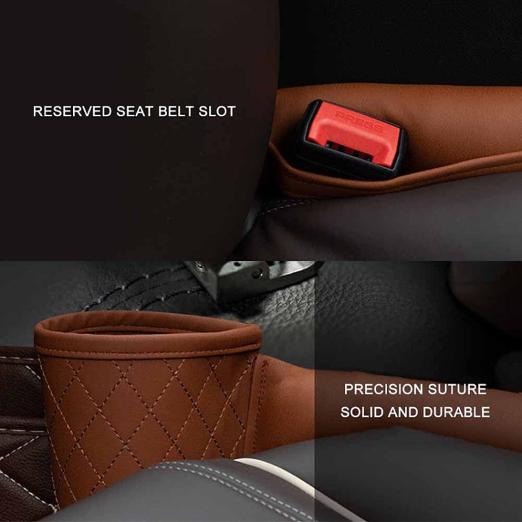 Car Seat Gap Leak-Proof Plugs Debris Storage Bag, Color: Brown Principal Driver - Stowing Tidying by PMC TechLife | Online Shopping South Africa | PMC TechLife | Buy Now Pay Later Mobicred