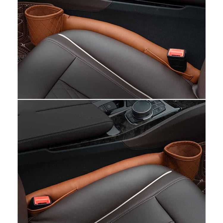Car Seat Gap Leak-Proof Plugs Debris Storage Bag, Color: Brown Principal Driver - Stowing Tidying by PMC TechLife | Online Shopping South Africa | PMC TechLife | Buy Now Pay Later Mobicred