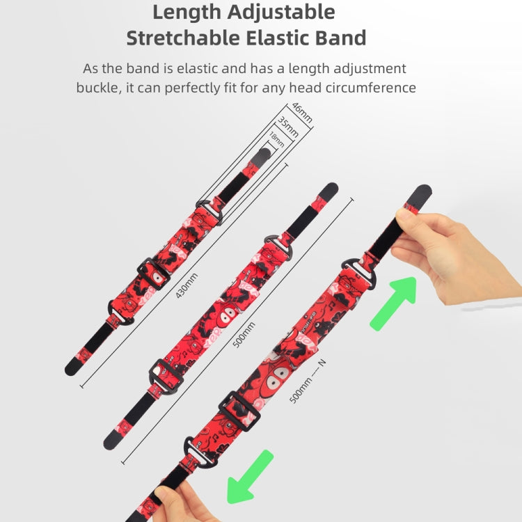 Sunnylife TD487 For DJI Avata / FPV Goggles V2 Color Headband Fixed Elastic Strap(Camouflage) - Other Accessories by Sunnylife | Online Shopping South Africa | PMC TechLife | Buy Now Pay Later Mobicred