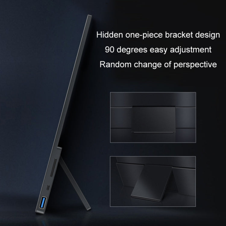 13.3 inch Touch Version 4K Portable External Extended Screen Display For Switch/PS5/Mobile Phone/Computer(UK Plug) - LCD Monitors by PMc TechLife | Online Shopping South Africa | PMc TechLife | Buy Now Pay Later Mobicred