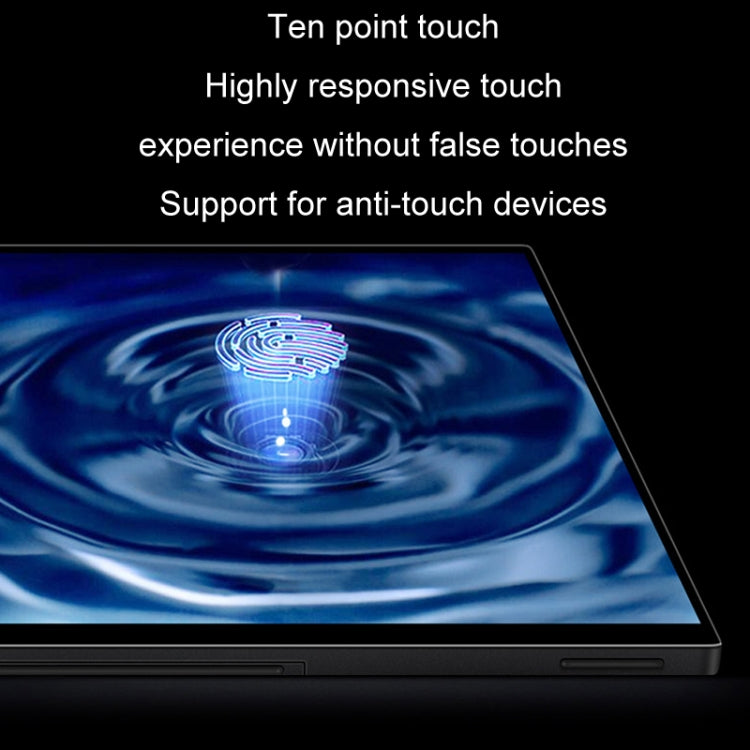 13.3 inch Touch Version 4K Portable External Extended Screen Display For Switch/PS5/Mobile Phone/Computer(UK Plug) - LCD Monitors by PMc TechLife | Online Shopping South Africa | PMc TechLife | Buy Now Pay Later Mobicred
