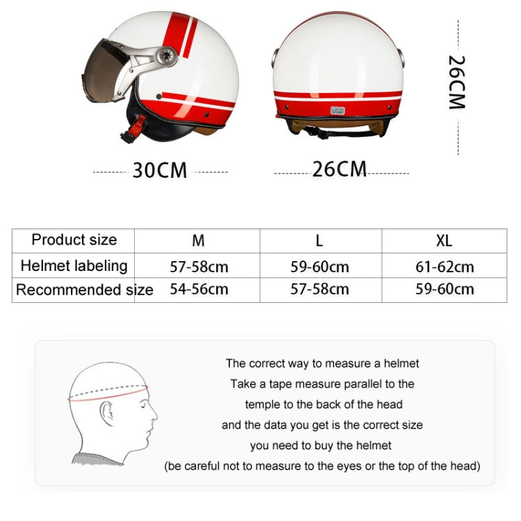 GXT Electric Vehicle Half Cover Helmet Four Seasons Retro Helmet, Size: L(Cold Gray) - free shipping - PMC TechLife - Order now!