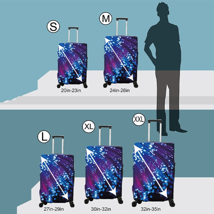 Graffiti Luggage Dust Cover Outdoor Travel Thick Elastic Luggage Protective Cover, Size: XL (24-26 inches)(T-016) - Dust Covers by PMC TechLife | Online Shopping South Africa | PMC TechLife