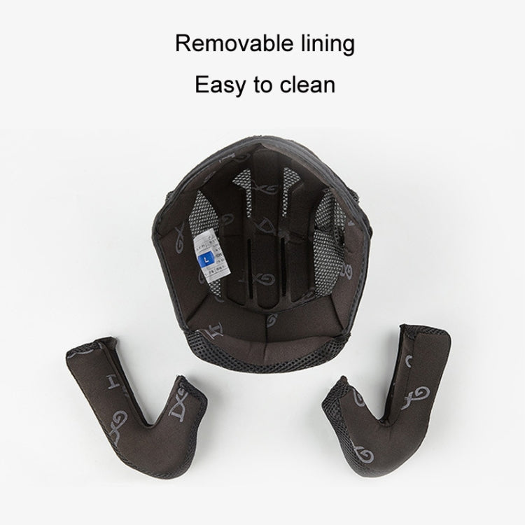 GXT Electric Vehicle Four Seasons Sun Protection & Windshield Double Lens Helmet, Size: XL(Matt Black Blue) - free shipping - PMC TechLife - Order now!