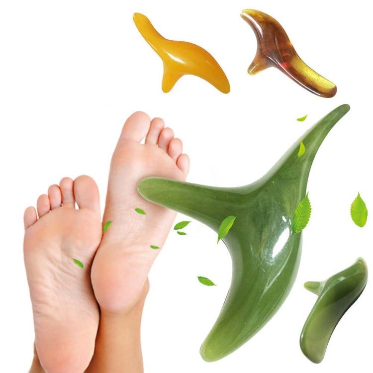 Secret Wax Triangle Sparrow Massager Point Pressing Point Meridian Stick(Amber) - free shipping - PMC TechLife - Order now!