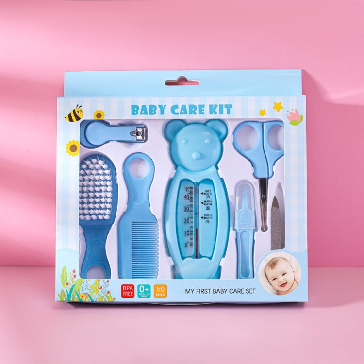 7 in 1 Baby Care Set Baby Daily Cleaning Tools Kit(Blue) - Baby Care by PMC TechLife | Online Shopping South Africa | PMC TechLife | Buy Now Pay Later Mobicred