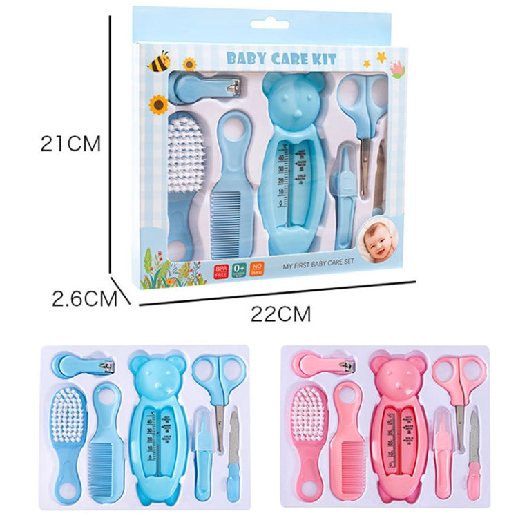 7 in 1 Baby Care Set Baby Daily Cleaning Tools Kit(Blue) - Baby Care by PMC TechLife | Online Shopping South Africa | PMC TechLife | Buy Now Pay Later Mobicred