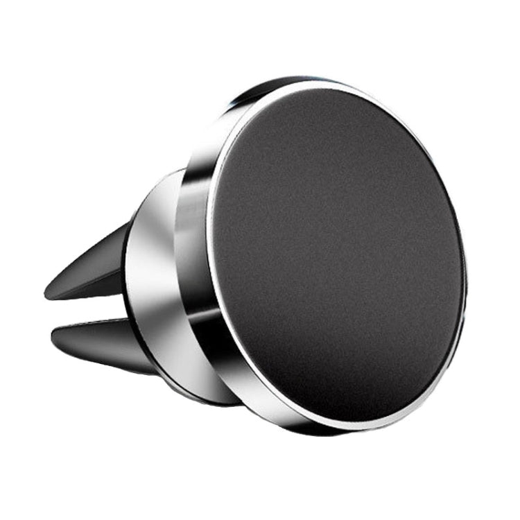 Air Outlet Type Aluminum Alloy Car Magnetic Suction Bracket Navigation Phone Holder(Silver) - Car Holders by PMC TechLife | Online Shopping South Africa | PMC TechLife | Buy Now Pay Later Mobicred