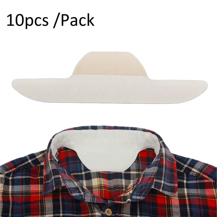 10pcs /Pack Disposable Self-Adhesive Sweat Pads T-Shirt Neck Collar Hat Absorbent Sticker 29cm - free shipping - PMC TechLife - Order now!