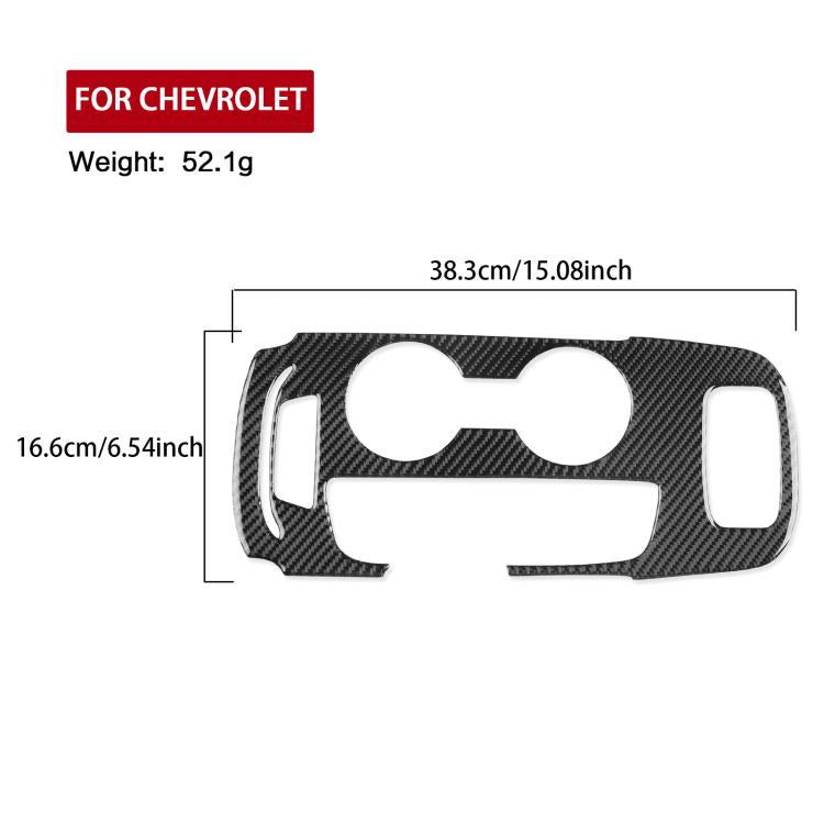 For Chevrolet Malibu 2016-2024 A Model Left-hand Drive Gear Panel Sticker(Red) - Car Interior Mouldings by PMc TechLife | Online Shopping South Africa | PMc TechLife | Buy Now Pay Later Mobicred