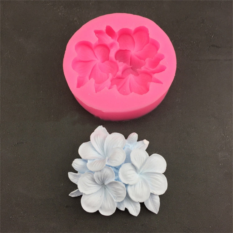 Silicone Handmade Mold Chocolate Epoxy Gypsum Fondant Mold(3 Petals Frangipani) - Arts & Crafts by PMC TechLife | Online Shopping South Africa | PMC TechLife