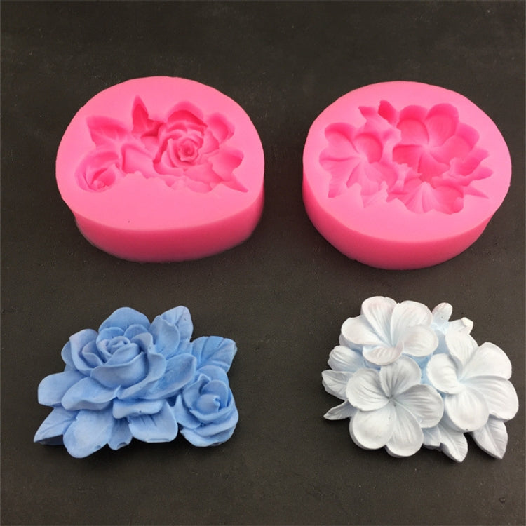 Silicone Handmade Mold Chocolate Epoxy Gypsum Fondant Mold(3 Petals Frangipani) - Arts & Crafts by PMC TechLife | Online Shopping South Africa | PMC TechLife