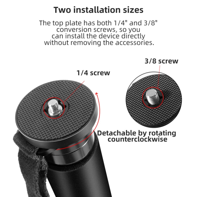 BEXIN P335CF-S Carbon Fiber Monopod Travel Shooting Mobile Phone Live Selfie Bracket Retractable Portable Monopod - Monopods by BEXIN | Online Shopping South Africa | PMC TechLife | Buy Now Pay Later Mobicred
