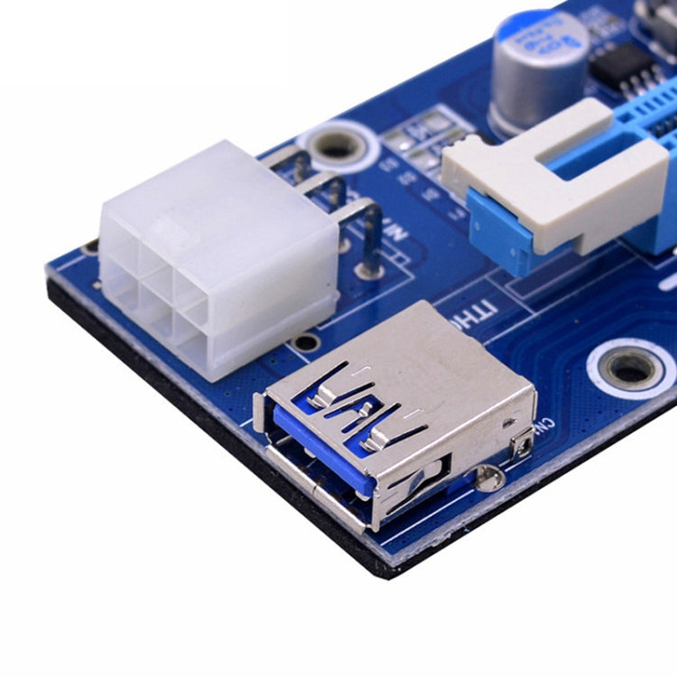 PCE164P-N03 VER006C Mini PCI-E 1X To 16X Riser For Laptop External Image Card, Spec: Blackboard 4pin - Add-on Cards by PMC TechLife | Online Shopping South Africa | PMC TechLife