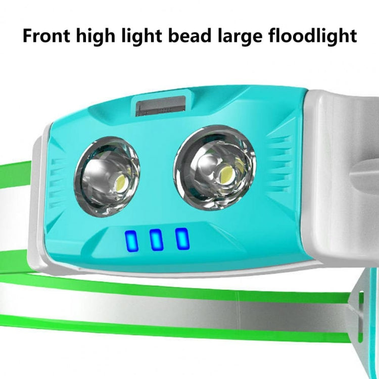USB Rechargeable Running Light Strap Chest Light(Fluorescent Green) - Reflective Material by PMC TechLife | Online Shopping South Africa | PMC TechLife | Buy Now Pay Later Mobicred