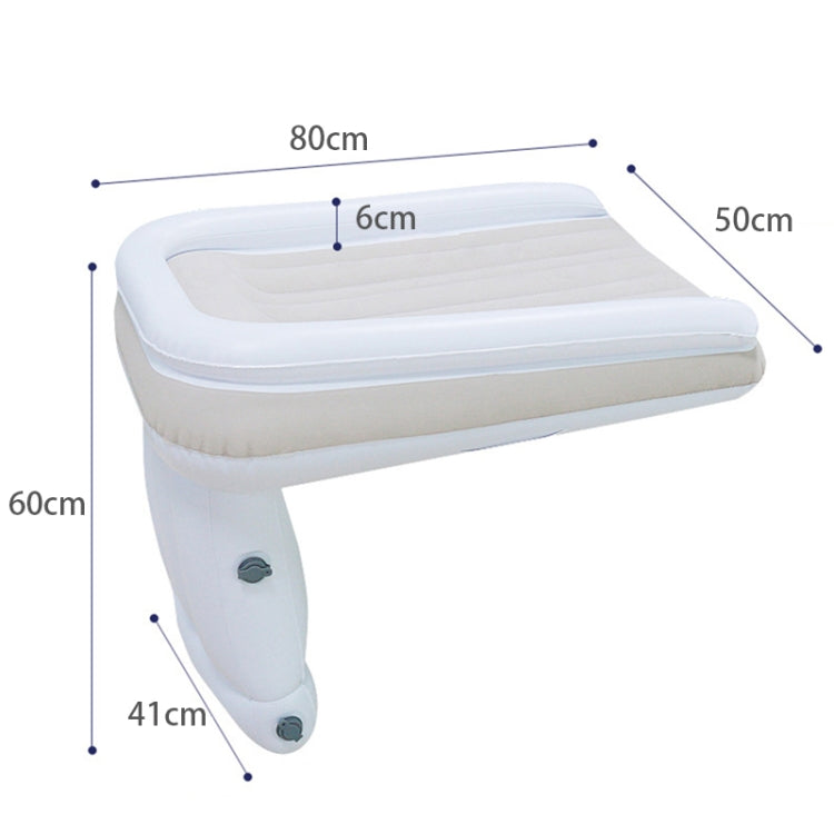 Outdoor Travel Baby Inflatable Bed Children Car Rear Folding Bed Aircraft Inflatable Mattress, Color: Gray - free shipping - PMC TechLife - Order now!