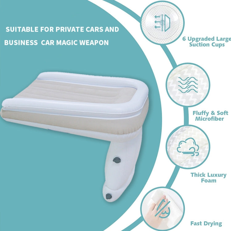 Outdoor Travel Baby Inflatable Bed Children Car Rear Folding Bed Aircraft Inflatable Mattress, Color: Gray - free shipping - PMC TechLife - Order now!