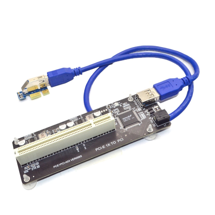 PCI-E 1X To Single PCI Riser Card Extend Adapter Add Expansion Card For PC Computer - Add-on Cards by PMC TechLife | Online Shopping South Africa | PMC TechLife