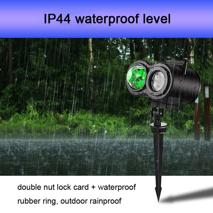 16 Cards UK Plug Color Card Pattern 9W Christmas Projection Light Remote Control Snow Light - Christmas Decoration Lamps by PMc TechLife | Online Shopping South Africa | PMc TechLife | Buy Now Pay Later Mobicred