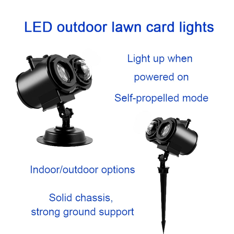 16 Cards AU Plug Not Easy To Fade Card Pattern 9W Double Cylinder Water Pattern Christmas Projection Light - free shipping - PMc TechLife - Order now!