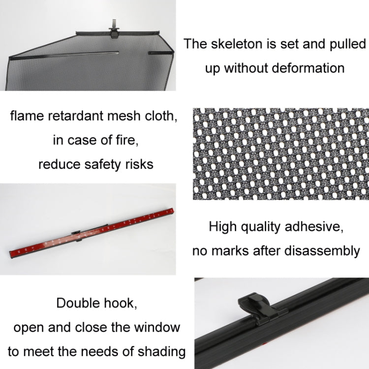 Automobile Automatic Lift Glass Window Sunshade, Specification: Rear Left Window - free shipping - PMC TechLife - Order now!