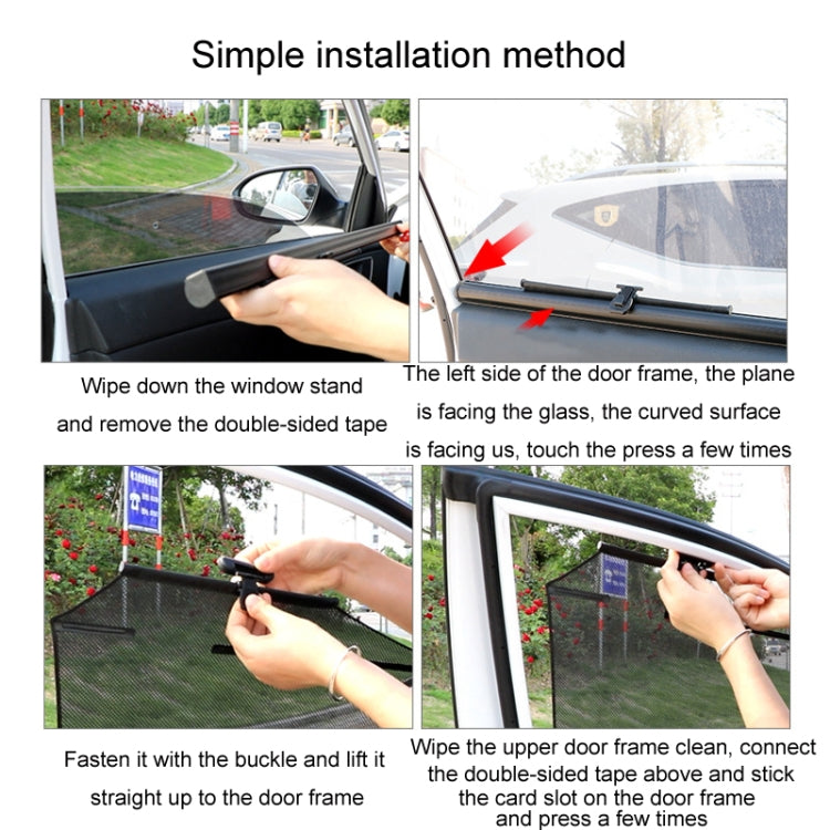 Automobile Automatic Lift Glass Window Sunshade, Specification: Rear Left Window - free shipping - PMC TechLife - Order now!