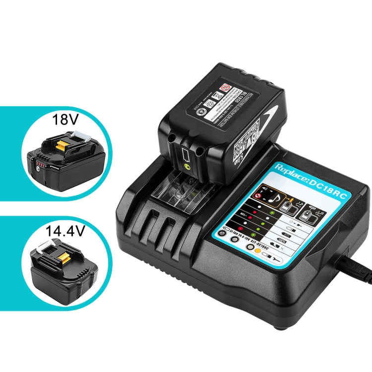 For Makit DC18RA / DC18RC 14.4V-18V Cordless Power Tool Battery Charger(UK Plug) - Electric Saws & Accessories by PMc TechLife | Online Shopping South Africa | PMc TechLife | Buy Now Pay Later Mobicred