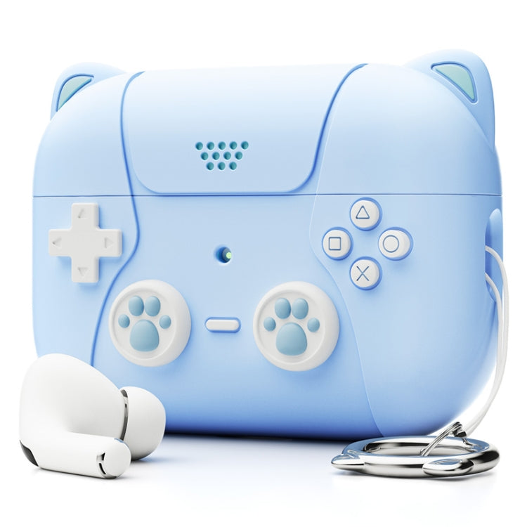 For AirPods 3 Earphone Silicone Protective Case Cat Claw Cover(Light Blue) - For AirPods 3 by PMC Jewellery | Online Shopping South Africa | PMC Jewellery | Buy Now Pay Later Mobicred