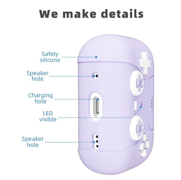 For AirPods 3 Earphone Silicone Protective Case Cat Claw Cover(Light Purple) - For AirPods 3 by PMC Jewellery | Online Shopping South Africa | PMC Jewellery | Buy Now Pay Later Mobicred