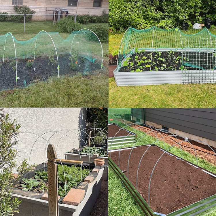 Garden Arch Greenhouse Hoops Rustproof Steel Tunnel Hoop Frame Plant Support, Speci: M  4 Rods 12 Arches - Plant Support & Care by PMC TechLife | Online Shopping South Africa | PMC TechLife