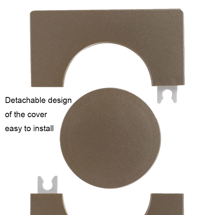 Square Air Conditioning Hole Decoration Cover Wall Hole Plug, Style: 9cm Gold - Furniture Accessories by PMC TechLife | Online Shopping South Africa | PMC TechLife