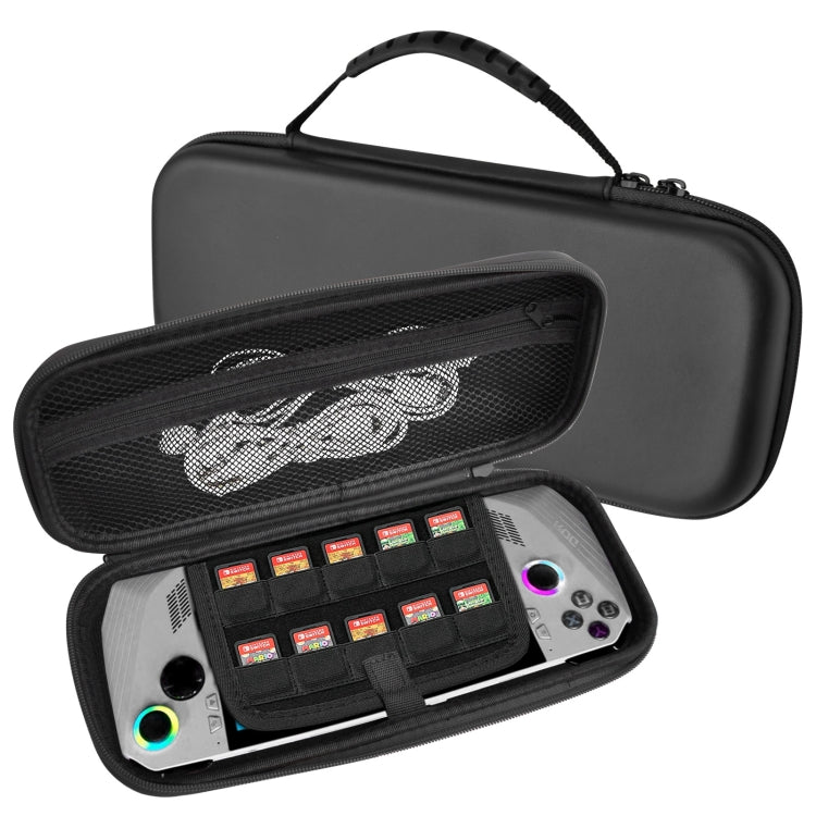 For ASUS ROG Ally Game Console EVA Leather Grain Handbag Clutch Protective Bag(White) - Accessories by PMC TechLife | Online Shopping South Africa | PMC TechLife