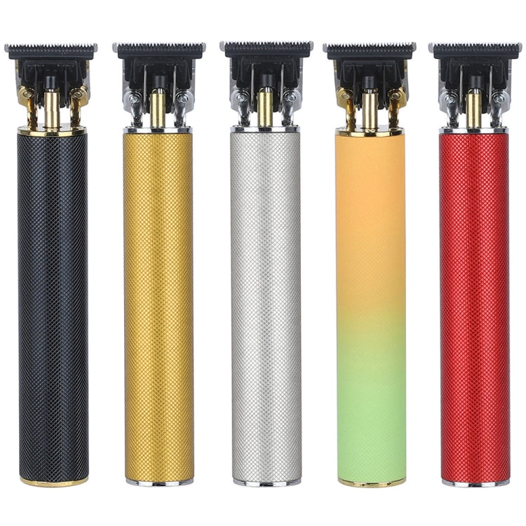 Hollow T-shape Ceramic Cutter Head USB Charging Engraving Electric Hair Clipper, Color: Silver - free shipping - PMC TechLife - Order now!