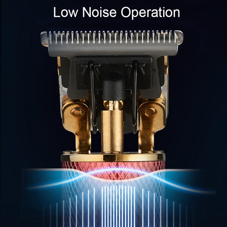 Hollow T-shape Ceramic Cutter Head USB Charging Engraving Electric Hair Clipper, Color: Black - free shipping - PMC TechLife - Order now!