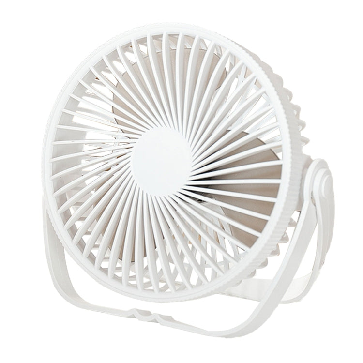 3-in-1 Electric Fan Wall Mounted Desktop Quiet Brushless Turbine Mini Fan, Style: Rechargeable(White) - Electric Fans by PMC Jewellery | Online Shopping South Africa | PMC Jewellery | Buy Now Pay Later Mobicred