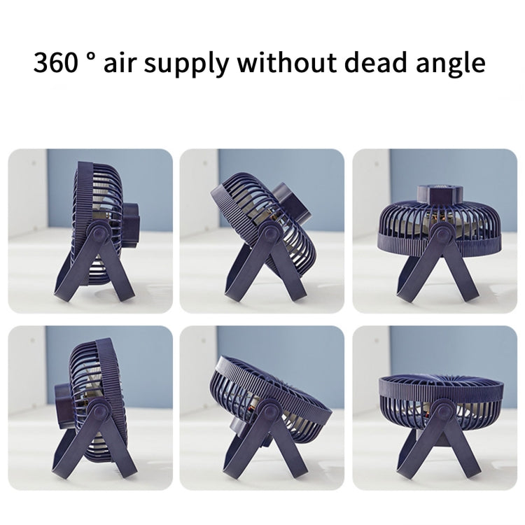 3-in-1 Electric Fan Wall Mounted Desktop Quiet Brushless Turbine Mini Fan, Style: USB Plug(Black) - Electric Fans by PMC TechLife | Online Shopping South Africa | PMC TechLife | Buy Now Pay Later Mobicred