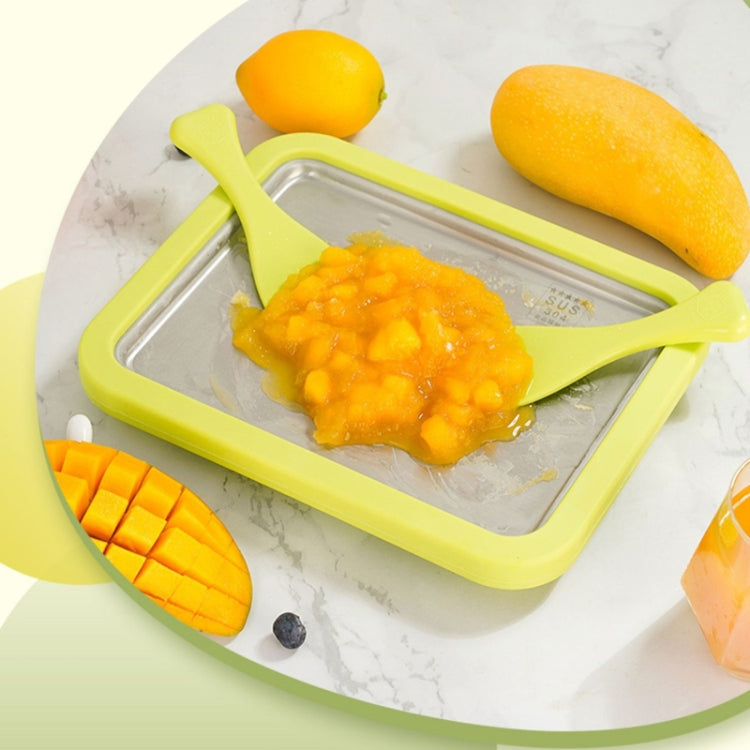 Mini Household Fried Yogurt Machine Children Homemade DIY Fried Ice Tray, Color: Aluminum Alloy Pink 22.5x17.5cm - free shipping - PMC TechLife - Order now!