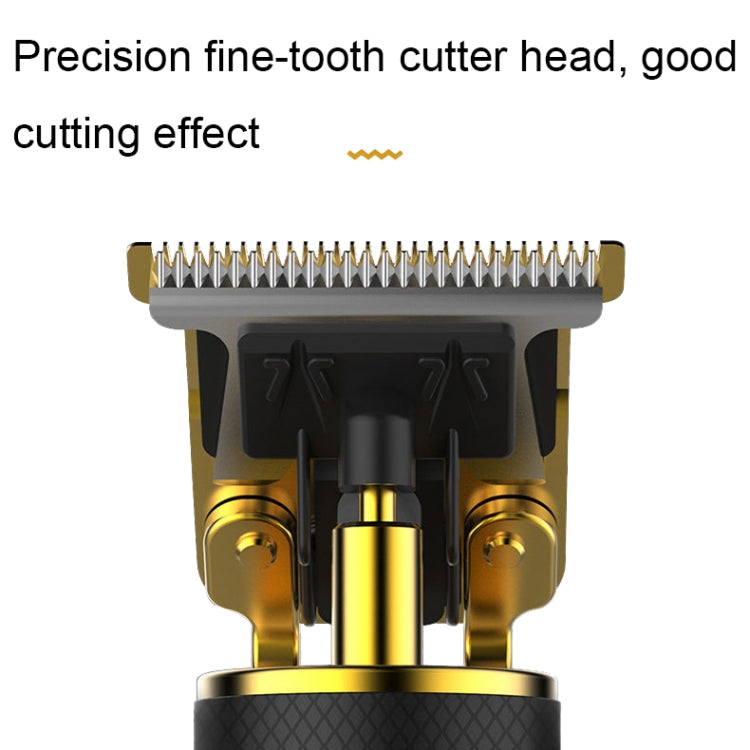 USB Rechargeable Digital Display Engraving Ceramic Knife Electric Hair Clipper(Digital Display Black) - free shipping - PMC TechLife - Order now!