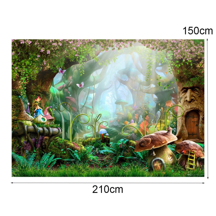150 X 210cm Fantasy Forest Photography Background Cloth Cartoon Kids Party Decoration Backdrop(4197) - Cartoon by PMC TechLife | Online Shopping South Africa | PMC TechLife | Buy Now Pay Later Mobicred