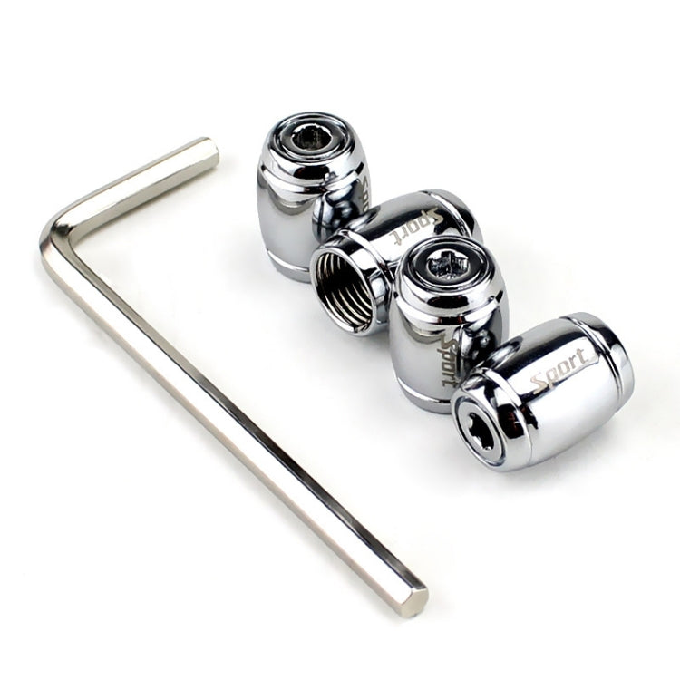 Automobile Valve Core Cap Tire Anti-deflation Valve Decoration(Silver) - Tire Valve Caps by PMC TechLife | Online Shopping South Africa | PMC TechLife | Buy Now Pay Later Mobicred