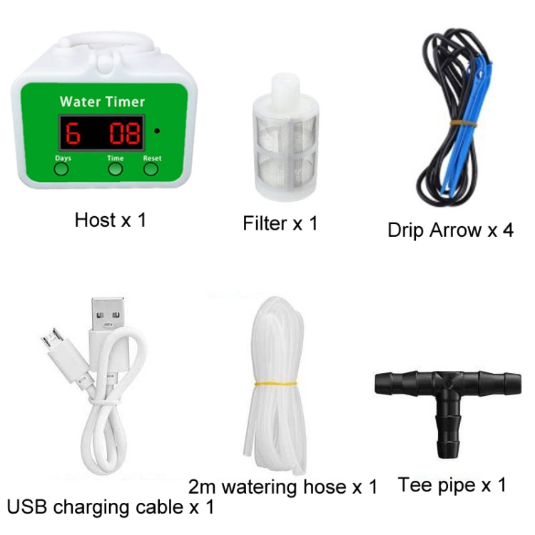 Household Intelligent Drip Irrigation Automatic Watering Timing Machine, Specification: Water 4 Potted Plants - free shipping - PMc TechLife - Order now!