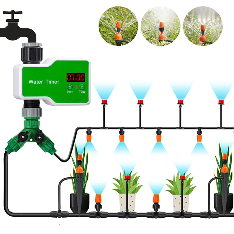 Irrigation System Intelligent Controller Automatic Timed Watering Device, Specification: 20m 20sets Ground Plug Dual-use Suit - Watering & Irrigation by PMc TechLife | Online Shopping South Africa | PMc TechLife | Buy Now Pay Later Mobicred