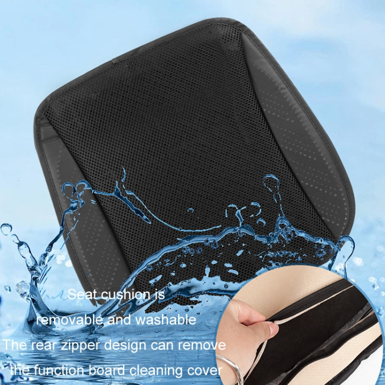 Multifunctional USB Fan Ventilation Heat Dissipation Car Seat Cushion(Black) - Seat Accessories by PMC TechLife | Online Shopping South Africa | PMC TechLife | Buy Now Pay Later Mobicred