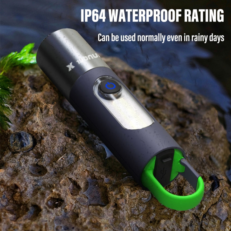 XHP50  Lamp Bead Super Bright LED Flashlight Telescopic Zoom Waterproof Torch With Lampshade - LED Flashlight by PMC TechLife | Online Shopping South Africa | PMC TechLife