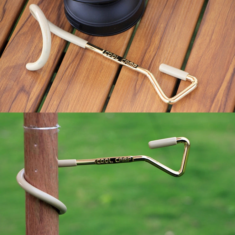 COOL CAMP Outdoor Canopy Pole Hook Portable Camping Light Hanger 22mm Black - Tents & Accessories by COOL CAMP | Online Shopping South Africa | PMC TechLife | Buy Now Pay Later Mobicred