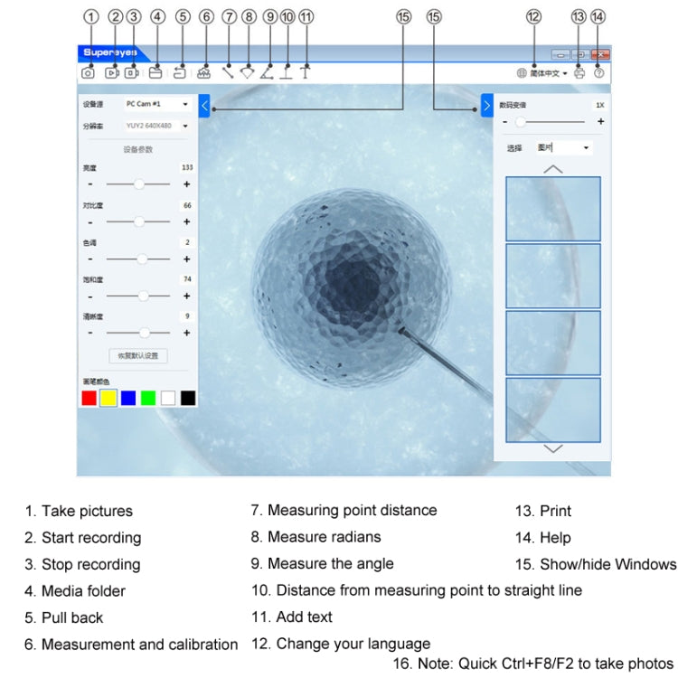 5 Million Digital Electron Microscope Magnifying Dermatoscope, Specification: B008 Waterproof+10 inch Screen - free shipping - PMC Jewellery - Order now!