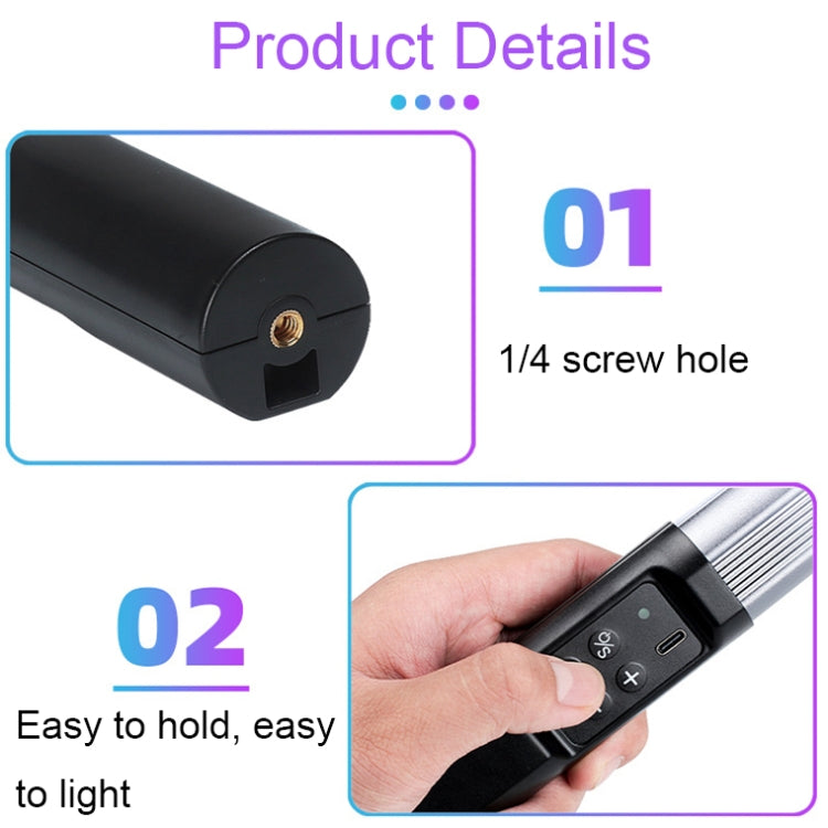 RGB 39 LEDs Photography Fill Light LED Handheld Live Stick Light -  by PMC TechLife | Online Shopping South Africa | PMC TechLife | Buy Now Pay Later Mobicred