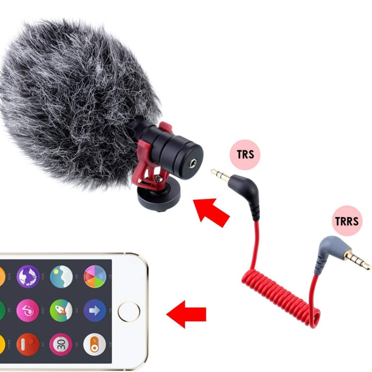 For BOYA / RODE SC7 TRS to TRRS Wireless Lavalier Microphone Cable - Headset Accessories by PMC TechLife | Online Shopping South Africa | PMC TechLife