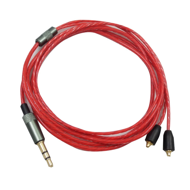 For Shure MMCX / SE215 / SE425 / SE535 / SE846 / UE900 / Waston Headset Cable(Red) - Headset Accessories by PMC TechLife | Online Shopping South Africa | PMC TechLife
