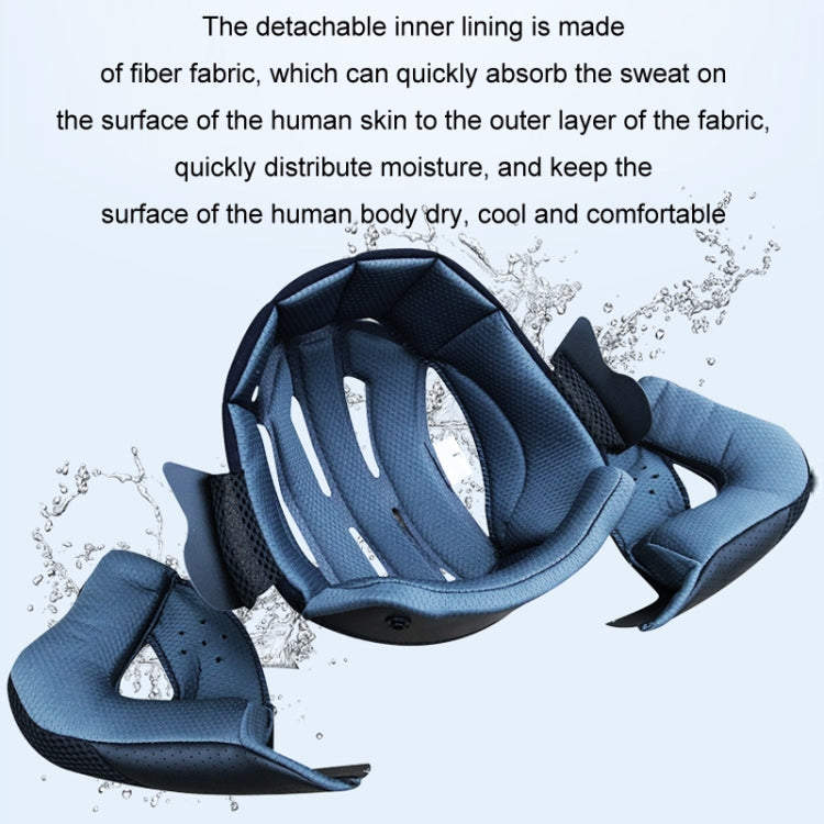 KUQIBAO Motorcycle Bluetooth Headset Double Lens Helmet With Braid, Size: L(White) - Helmets by KUQIBAO | Online Shopping South Africa | PMC TechLife | Buy Now Pay Later Mobicred